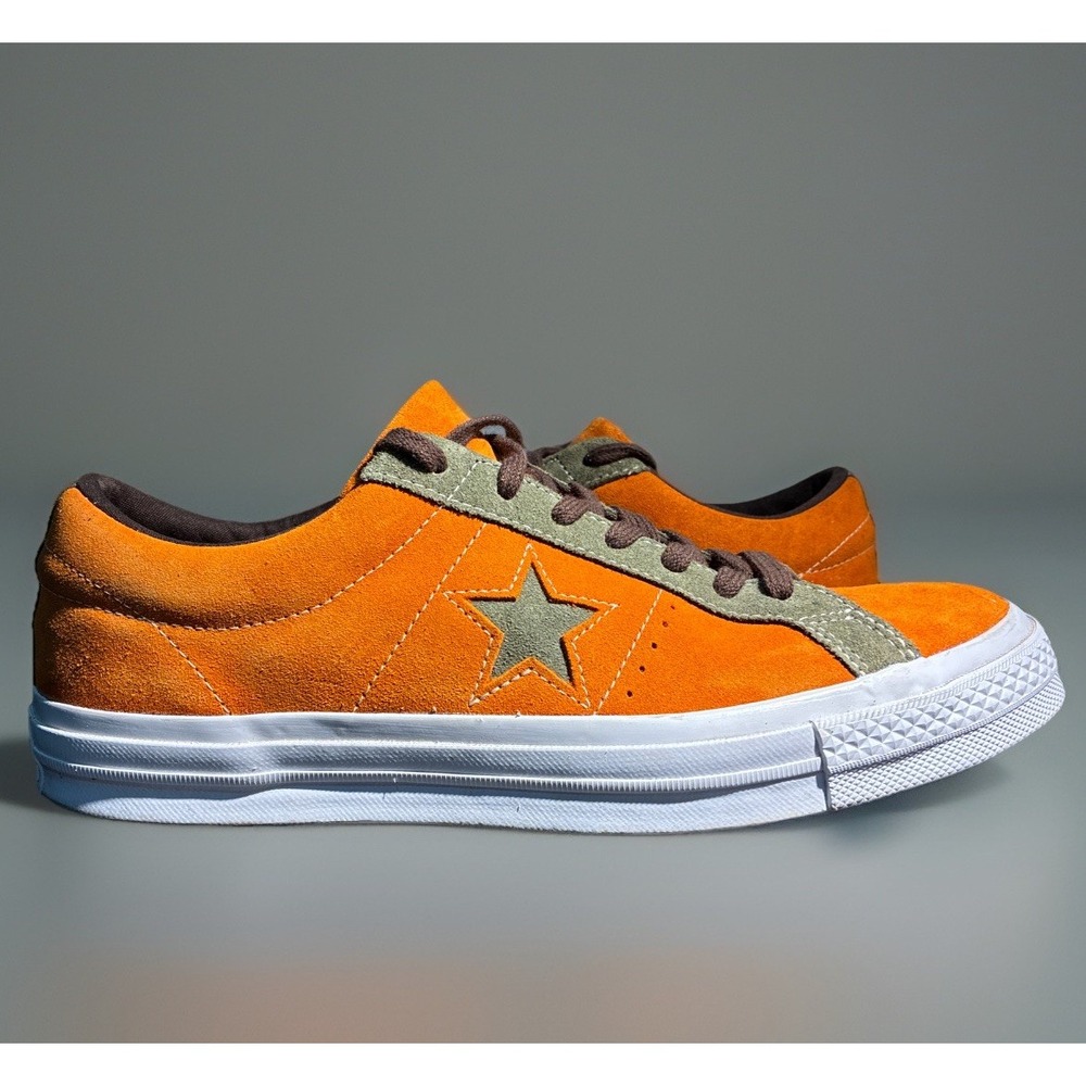 Converse One Star Ox Bold Mandarin Field Surplus Shoes | Men's 10 | Women's 12